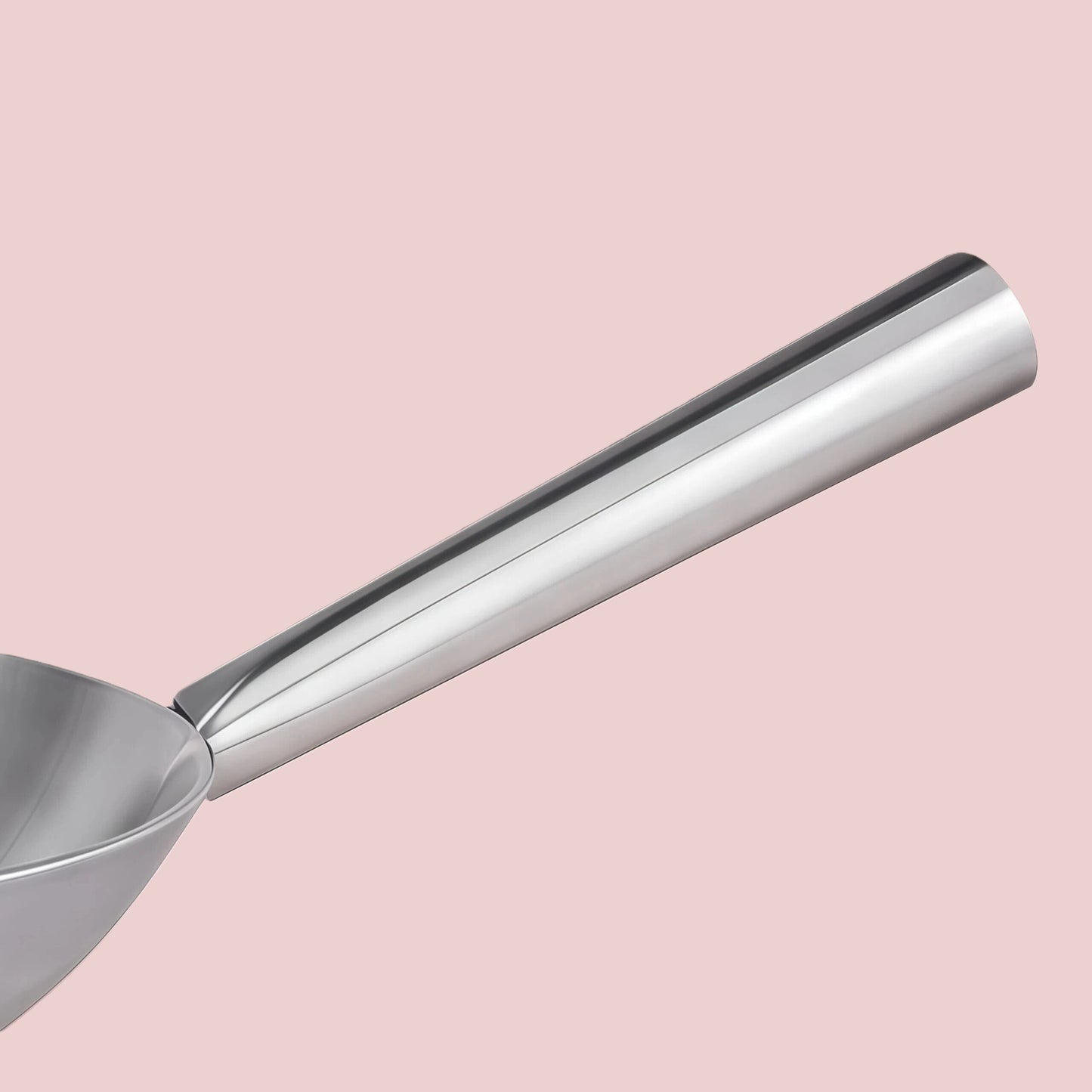 Wok en inox à manche