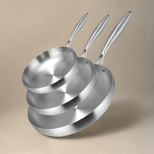 Poêle en Acier Inoxydable 304