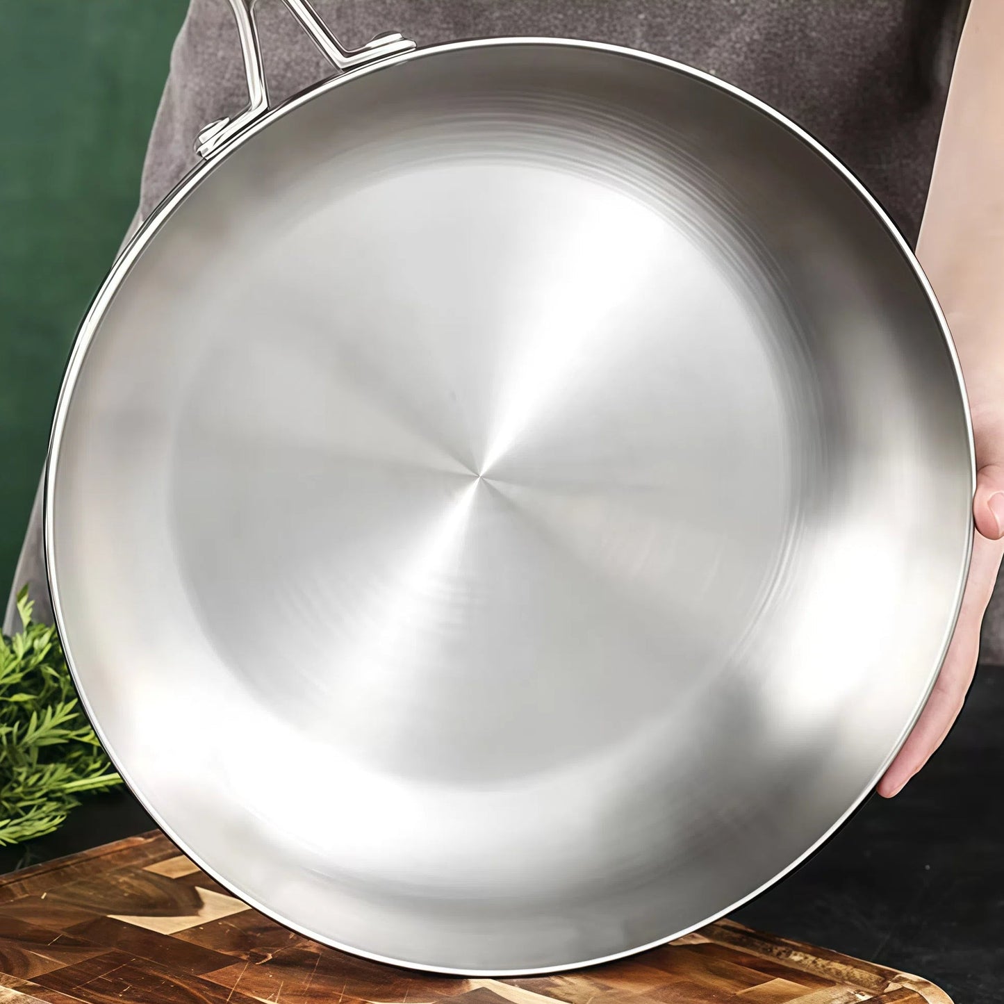 Poêle en Acier Inoxydable 304