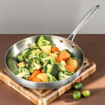 Poêle en Acier Inoxydable 304