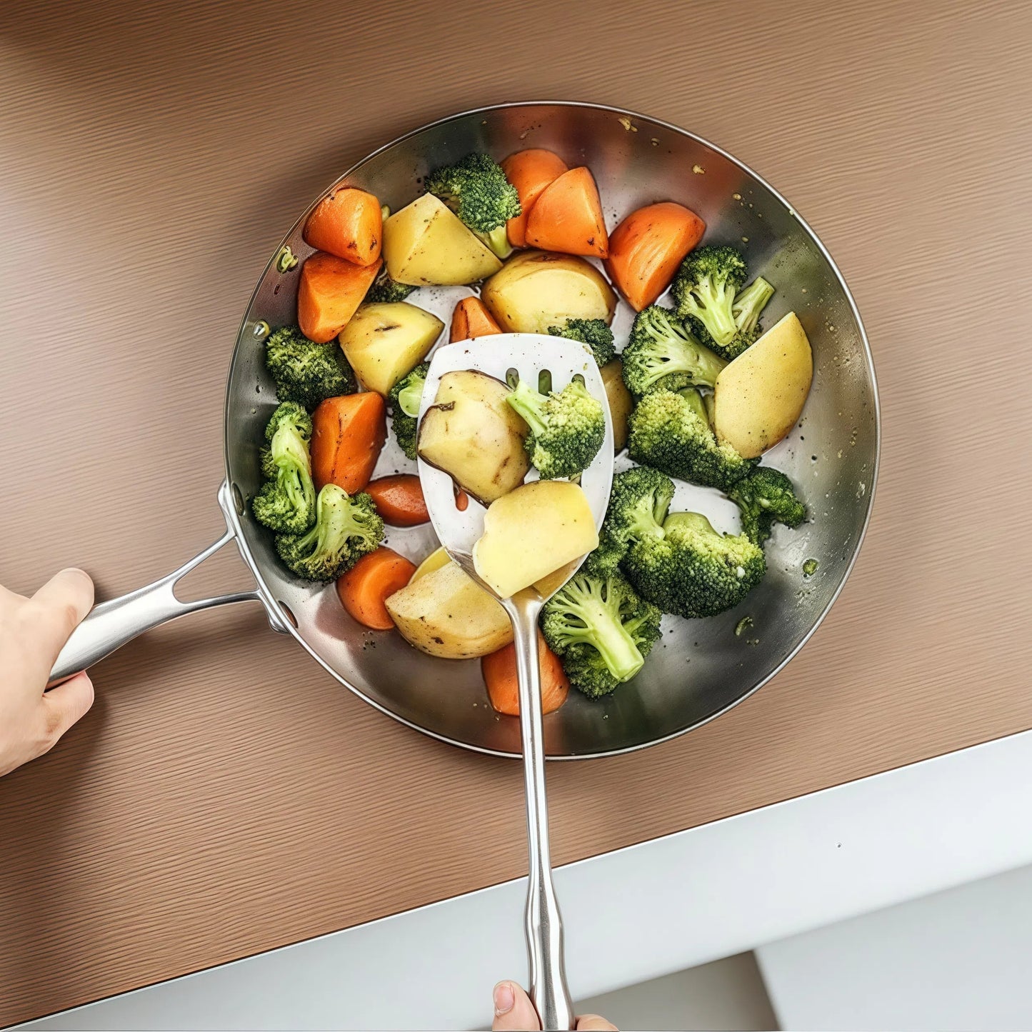 Poêle en Acier Inoxydable 304