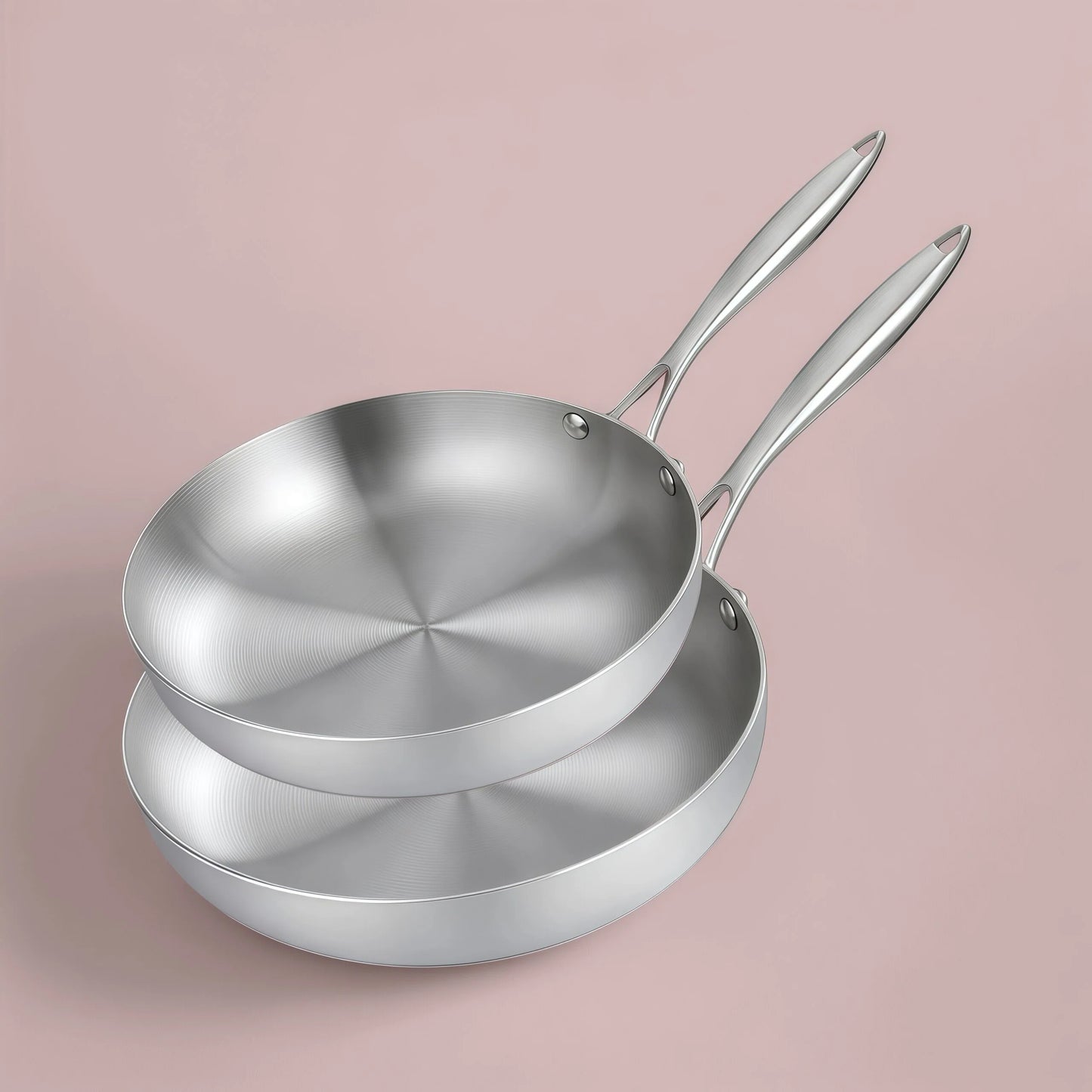 Lot de poêle en inox