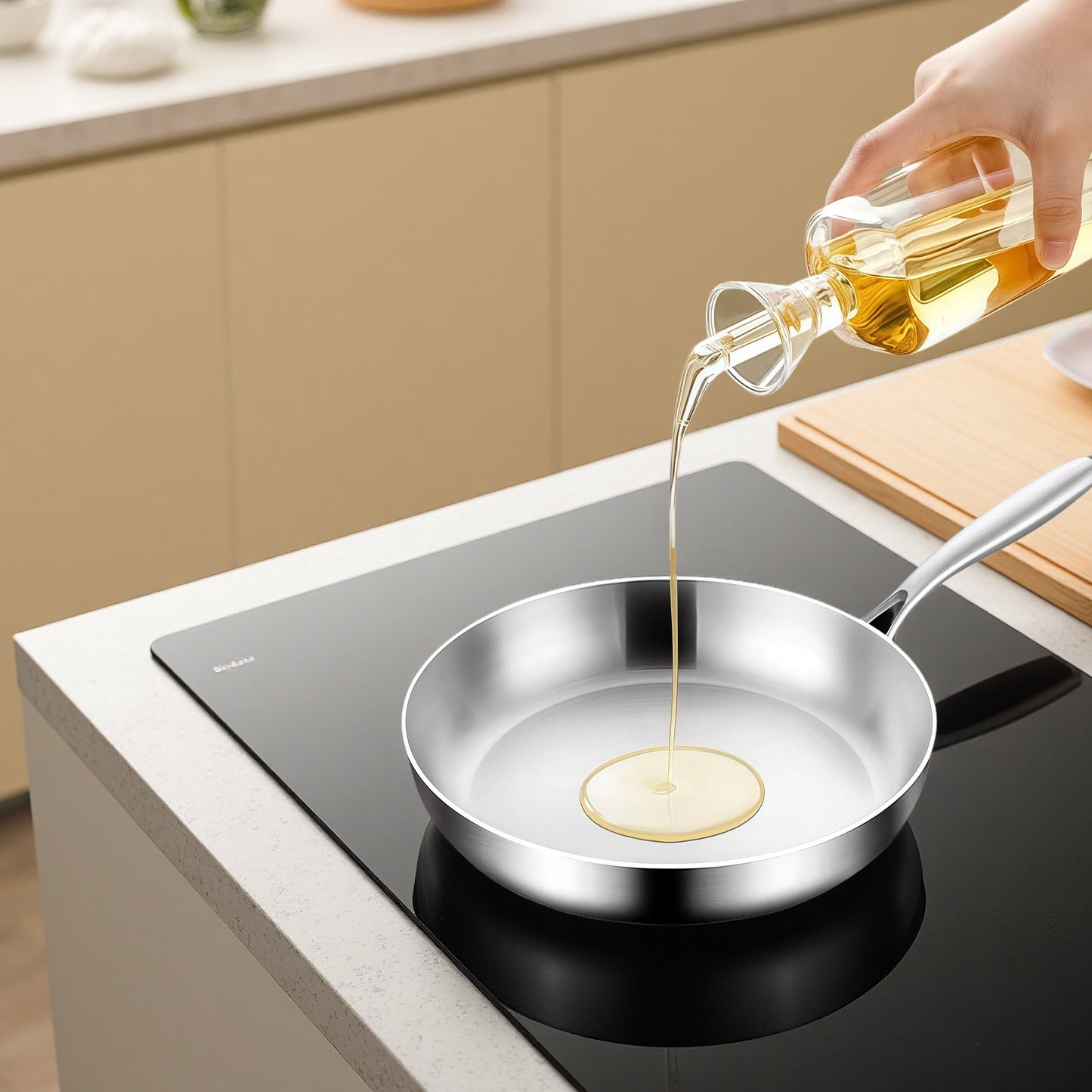 Poêle en Acier Inoxydable 316