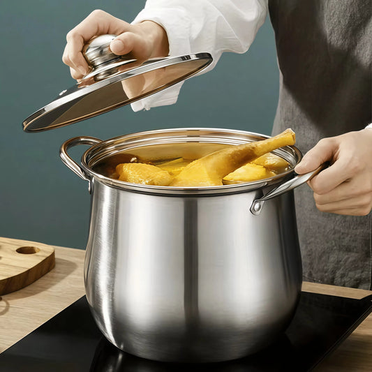 Casserole en Acier Inoxydable 316 avec Couvercle