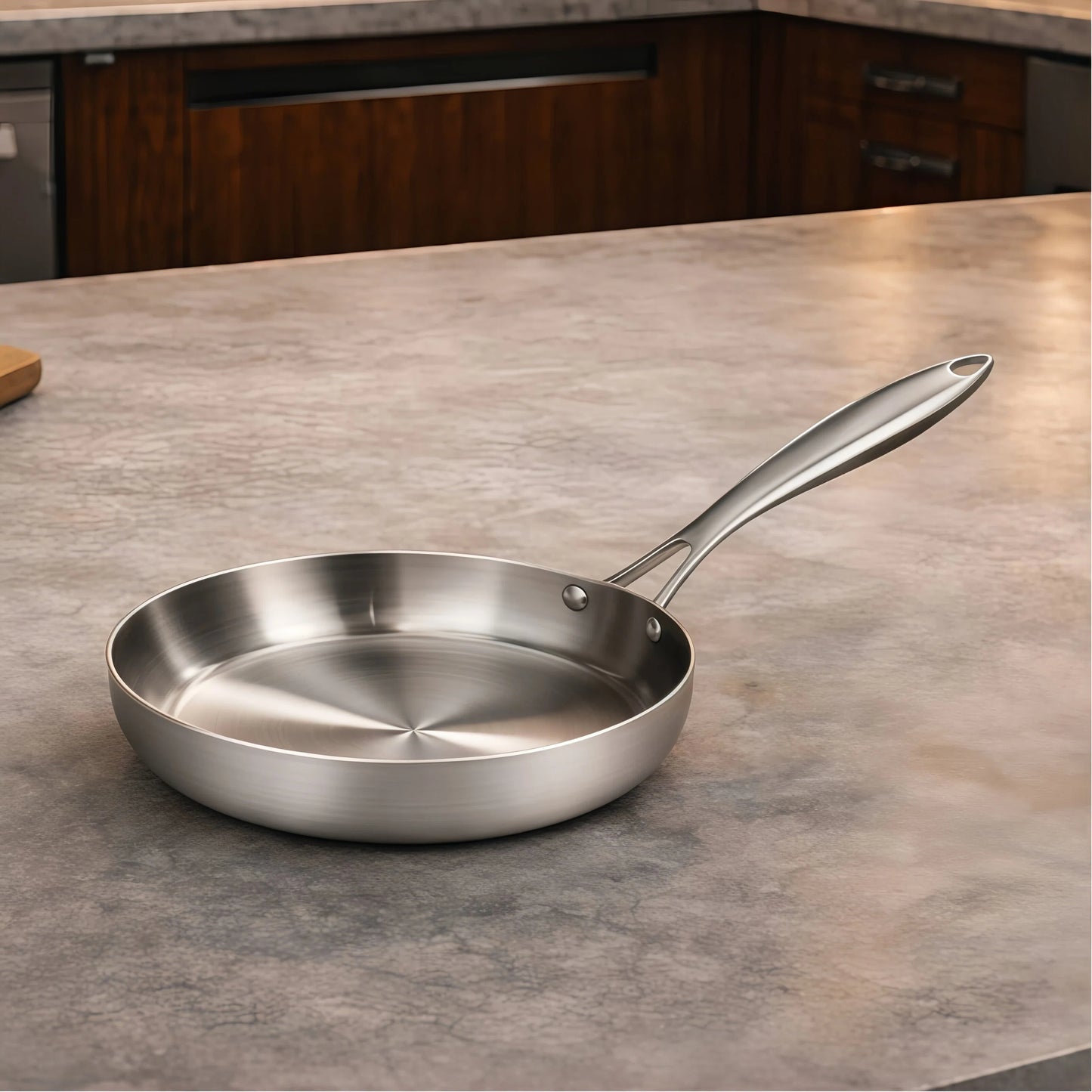 Lot de poêle en inox