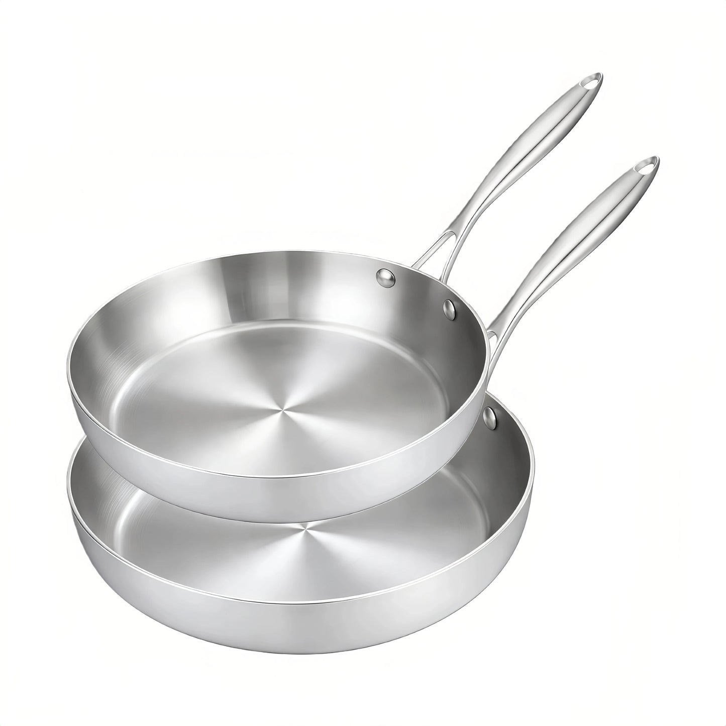 Lot de poêle en inox